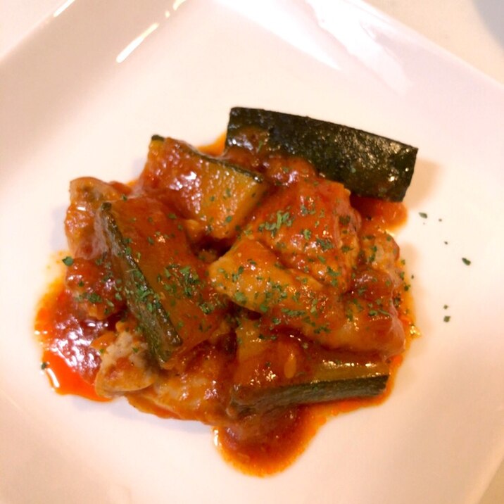 絶品 市販のトマト缶で鶏肉となすとズッキーニ煮 レシピ 作り方 By ゆきのえ 楽天レシピ 絶品 市販のトマト缶で鶏肉となすとズッキーニ煮 レシピ 作り方 By ゆきのえ 楽天レシピ